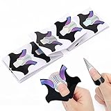 100PCS Acrylic Swallow Self Adhesive Gel Nail Extension Nail Forms for DIY Tool UV Gel Forms Guide Stickers