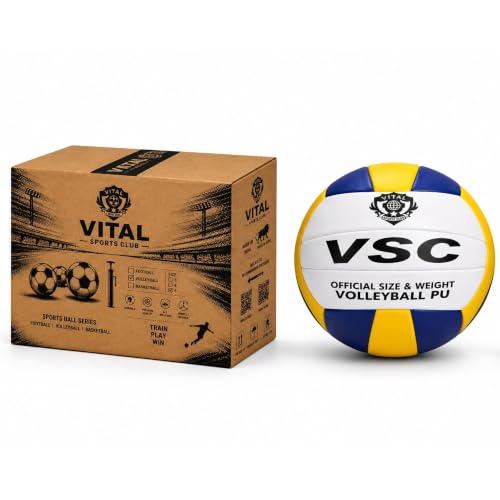 Image of Official Size Volleyball Ball for Indoor Outdoor Training Match Beach PlayDurable Volleyball for Outdoor Indoor Training Match Practice Play