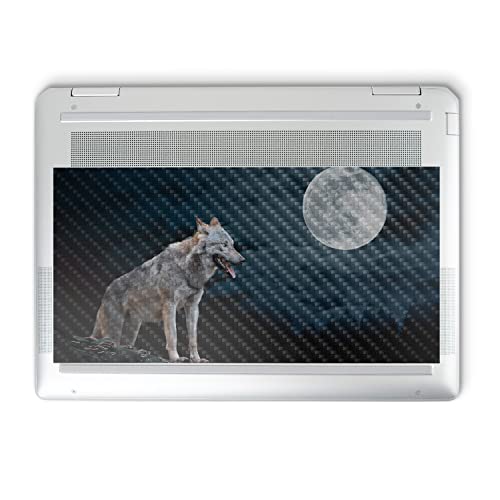 Image of MightySkins Carbon Fiber Skin Compatible with HP Spectre x360 14 inch (2022) Full Wrap Kit - Happy Hunting | Protective, Durable Textured Carbon Fiber Finish | Easy to Apply | Made in The USA