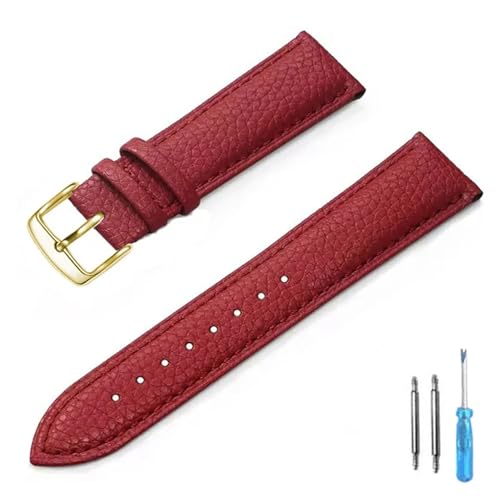 Bracelet de montre en cuir véritable HuanJ pour sublimer vos tenues de bureau