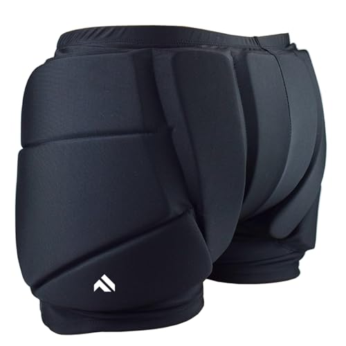 AUDIFU Kids Butt Pad Shorts for Skating Snowboarding Ski, Hip Protective Padded Shorts for Youth Child (Medium) by AUDIFU - Used condition - US$11.88