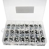 GOODCHI 電解コンデンサ 400個24値SMD電解 1uF - 1000uF 電子部品詰め合わせキット 大容量 電解コンデンサ セット