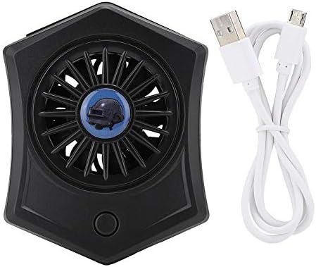 Annadue Phone Cooler Fan - 4000 rpm USB External Handheld Cooling Radiator, With Telescopic Clamp (phone width of 62-85mm) - Portable Cooler for Playing Games