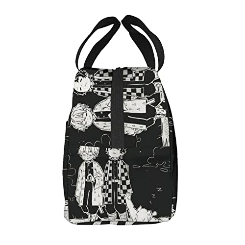 Jeinju Anime Luch Box Lunch Bag Reusable Insulated Luch Box With Meal Prep Handbag For Kids Teen Girls Women Men Work Office Outdoor Picnic #TOP2