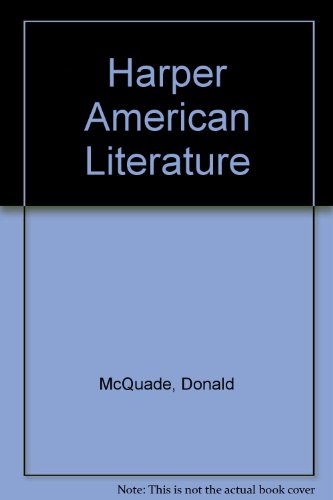 Harper American Literature 0321027396 Book Cover