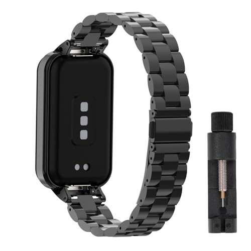 [ReHowy] �o���h Xiaomi Smart Band 8 Active/Xiaomi Redmi Smart Band 2 �Ή� �����o���h �r�W�l�X�� �X�e�����X�� �T�C�Y���߉\ �����H��t�� �����x���g �ւ��x���g �R���p�`�u�� Xiaomi