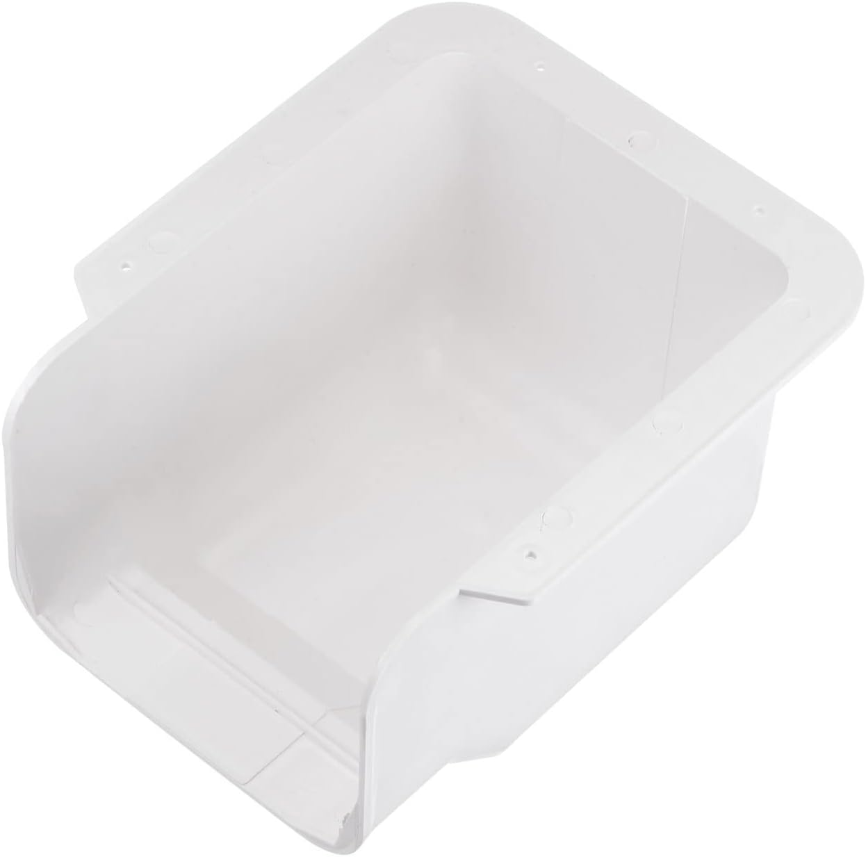 PATIKIL 6" PVC Decorative Line Cover, Wall Entry Cap Tubing Parts Accessories for Air Conditioner Central AC Heat Pump, White