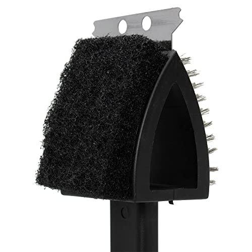 Mimo Style Escova Para Limpar Grelha e Churrasqueira Com Cabo. Feita Em Plástico e Suas Cerdas de Aç