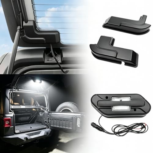Rear Window Grip Handle & Defogger Cable Cover for 2018-2026 Jeep Wrangler by OUSUWO - Used condition - US$80.36