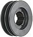 Browning 2TB46 Split Taper Sheave, Cast Iron, 2 Groove, A or B Belt, Uses P1 Bushing