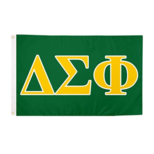 Delta Sigma Phi Letter Fraternity Flag Greek Banner Large 3 feet x 5 feet Sign Decor Delta Sig