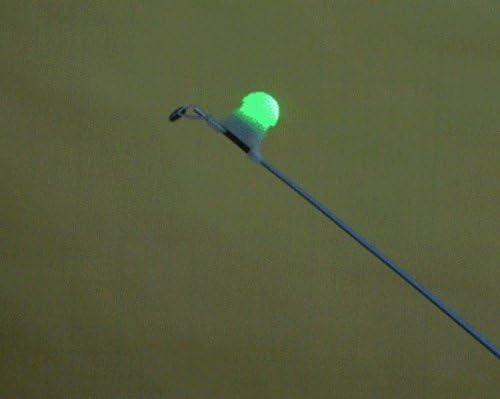 Prettyui Sea Fishing LED Rod tip Night Light Strike Alert Glow Stick bite Alarm