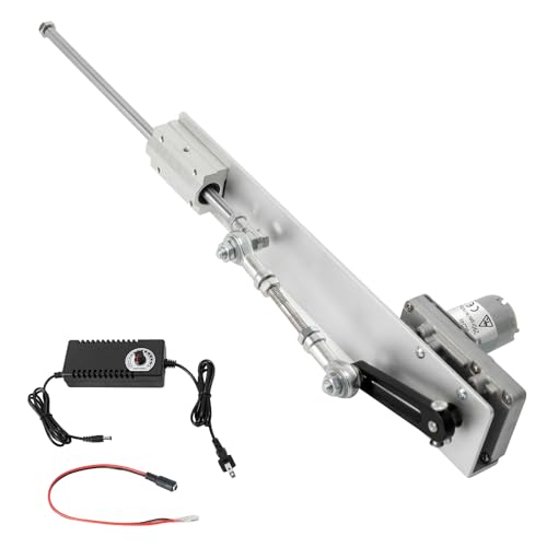 Hubkolbenmotor, Linearantrieb mit DC 24V Motor & 290 U/min, 3-16 cm Teleskophub-Linearantrieb mit Drehzahlregelung und Stromversorgung