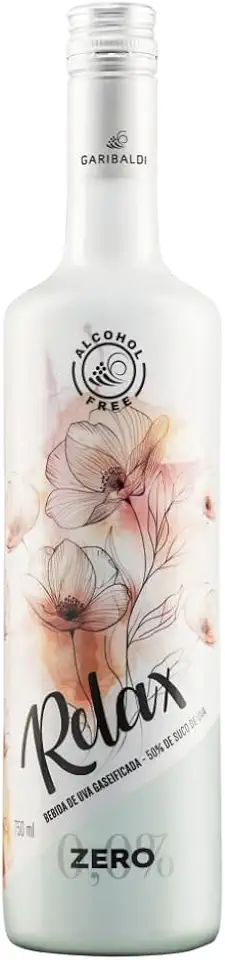 Vinho Relax - Frisante Zero Álcool Garibaldi - Gaseificada Alcohol Free