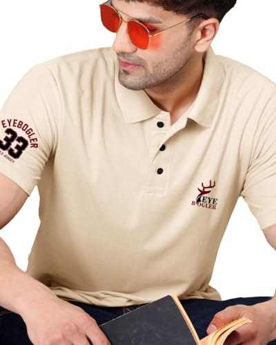 Image of Noble Monk Men's Cotton Blend Regular Fit Polo T-Shirt