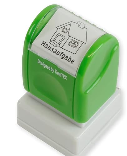 TimeTEX - Siebdruck-Stempel"Perpetuum" Hausaufgaben-Haus - 20 x 20 mm - 62365 Cover