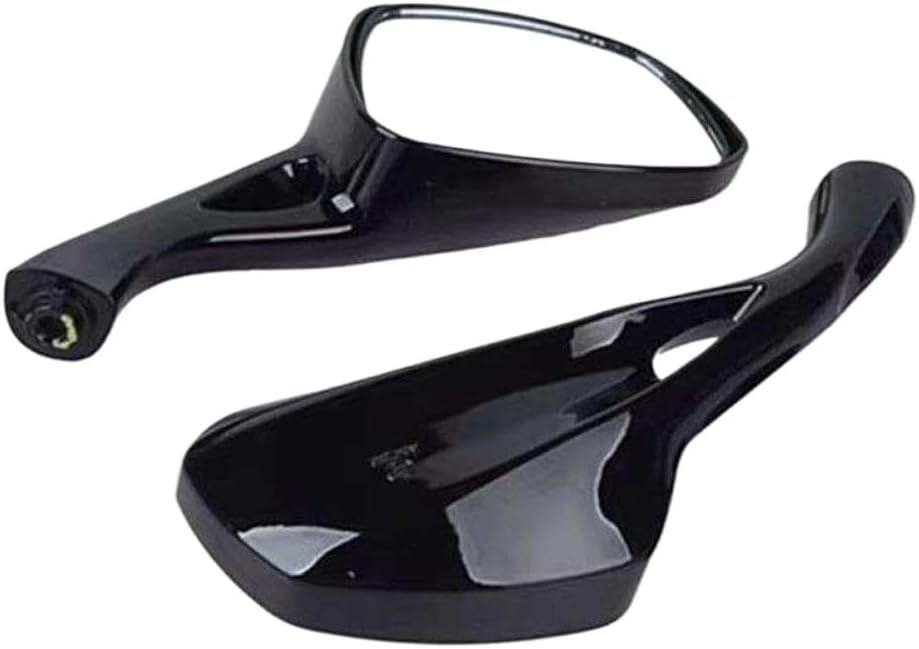 Rear View Mirror Set 8mm Compatible With Haojue AN125 AN 125cc HJ125T-7 AN 125(silver)