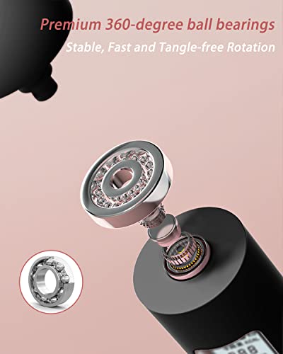 Yottoy Cordless Jump Rope With Counter - Ropeless Jump Rope 2 In 1 With Large Cordless Ball-Weighted Jump Rope For Women With Lcd Display And Tangle-Free-Ideal For Cardio, Crossfit, And Hiit Workouts (Black) #TOP5