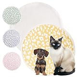 Cat Blanket for Indoor Cats – 29' Soft Sherpa Fleece Pet Throw, Washable Reversible Dog Blanket for Small Dogs, Cats, Kittens, Couch Bed Sofa Car Protector – Yellow