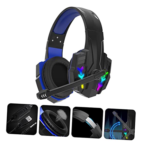 Gadpiparty 1 Unidade Fones De Ouvido Fone De Ouvido Com Fio Fone De Ouvido Para Jogos Com Fio Fone D