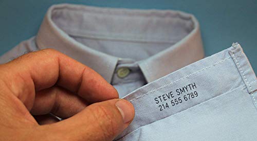 MiNE Kit de carimbo personalizado de mina de carimbo consolidado, preto, 7,4 cm x 2,5 cm x 5,8 cm