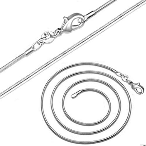 FWQW Argent sterling 16"18" 20"22" 24"pouces délicat collier chaîne gourmette collier chaîne clavicule Cover
