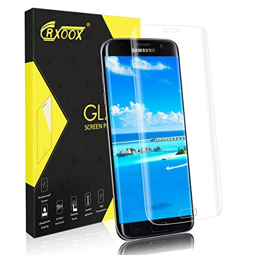 CRXOOX Cristal Templado para Samsung Galaxy S7E/S7 Edge, Vidrio Templado Protector de...
