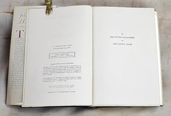 Hardcover JOHN QUINCY ADAMS And the Foundation of American Foreign Policy & the Union 2 Volume Matched Set Book