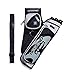 Legend XT320 Archery Quivers - Left Handed Nylon Hip Quivers with 3 Arrow Tube Cases for Target Shooting - Adjustable Waist Belt, T-Slot, Compartments for Accessories, Tools, Release Tab - Grey