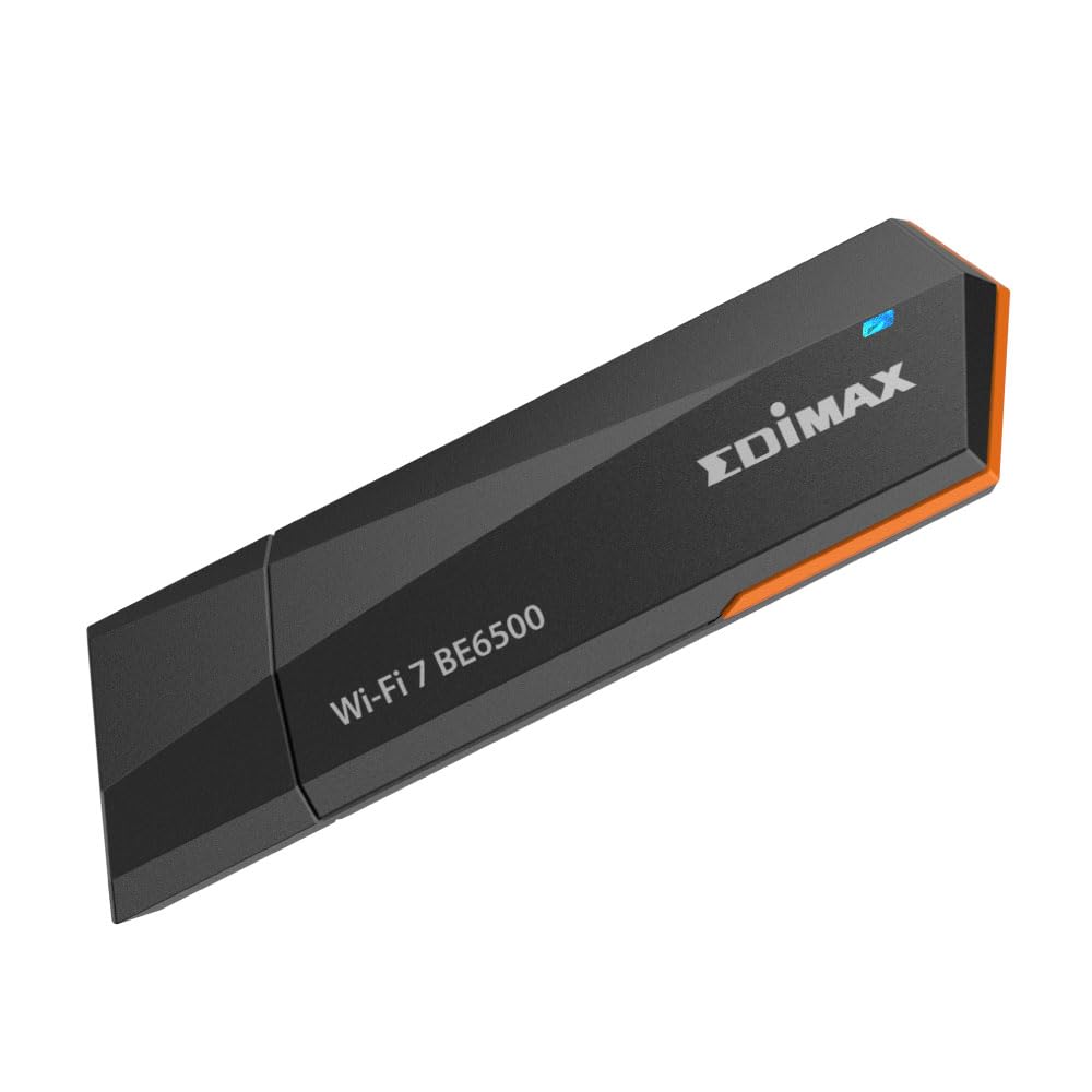 Edimax EW-7822UBE BE6500 - Adaptador WiFi de 7 bandas (USB 3.2)