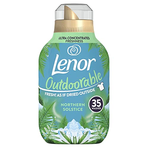 Lenor Outdoorable Fabric Conditioner 35 Washes, 490Ml, Northern Solstice - Ultra Concentrated Freshness - 100 Percent Recycled Bottle