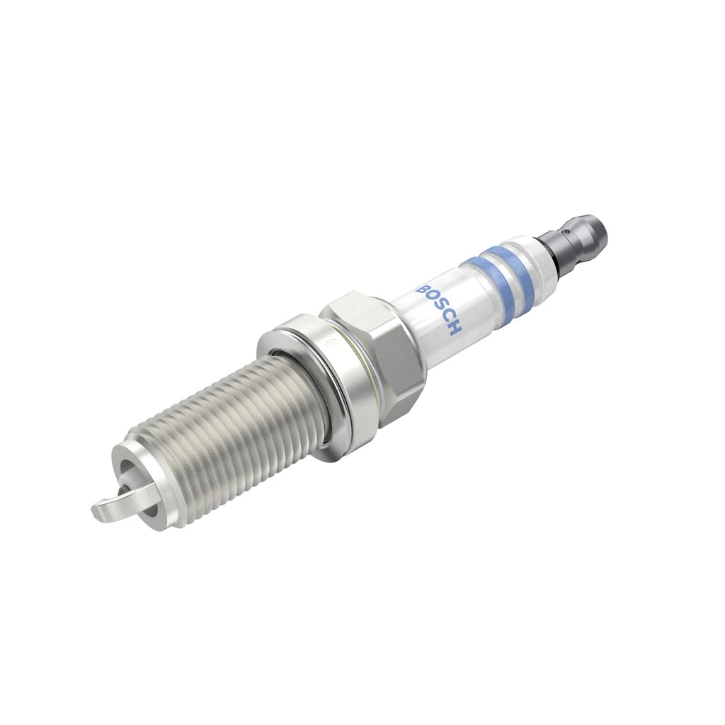 Bosch Doble Iridio 0242236593 - Bujía de Encendido para un Arranque Fiable y una Larga Vida Útil del Motor de Gasolina - con Diseño Resistente (Paquete de 4)