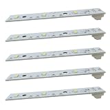 New WR55X26671 Freezer LED Light Board Replacement for GE Refrigerator LED Light GSE23GGKKCBB GSE23GGKKCCC, Replace 4468532 EAP11767930 LED3344588 PS11767930 AP6035586-5Pcs
