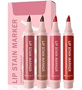 ColourLipMarker-4PcsEncreàLèvresLiquideMate,WaterproofNoTransfertRougeàlèvres,Tenue...
