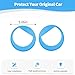 JOSHELA for Jeep JK Angry Eyes Headlight Cover Trim Fit for Jeep Wrangler JK JKU 2007-2017 Light Blue Exterior Accessories 2pcs