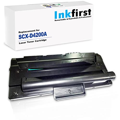 Inkfirst Compatible Toner Cartridge Compatible with Samsung SCX-D4200A (SCXD4200A) SCX-4200 SCX4200 Black by Inkfirst - Used condition - CA$4.63