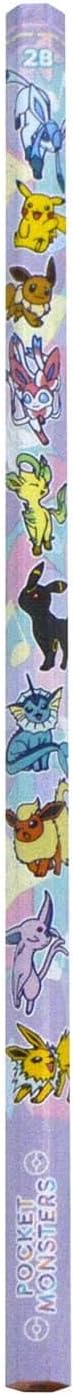Showa Note 302729006 Pokémon Pencils, Kakikata Pencil, 2B, Pastel Flake