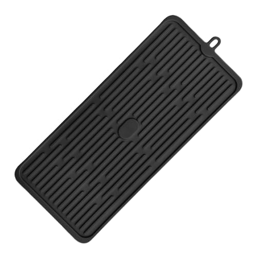 Alfombrilla para cafetera expreso y protector de silicona para secar vajillas 2