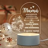 Niyewsor Regalo para Mamá, Led Lámpara Regalo Madre, Regalo Mama Cumpleaños, Ideas Regalar a Mamá Originales, Regalos Navidad para Madre de la Hija Hijo