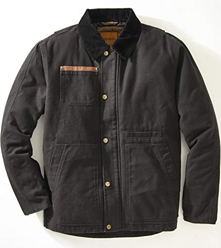 Venado Concealed Carry Jacket For Men - Heavy Duty Canvas - Conceal Carry Pockets (Black, Medium) #TOP3