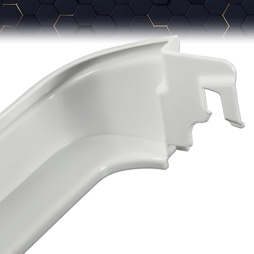 Vista 6 de PIT66 Estante superior para puerta compatible con Frigidaire o Kenmore Refrigerador 240338001 Blanco