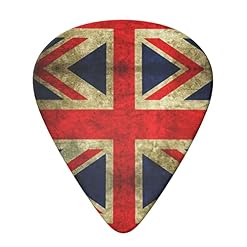 Ensemble de 6 médiators de guitare drapeau britannique vintage pour guitare acoustique, guitare électrique, basse… - Les Beatles, Paul McCartney, John Lennon, RIngo Starr, George Harrison Ensemble de 6 médiators de guitare drapeau britannique vintage pour guitare acoustique, guitare électrique, basse… – Image 3