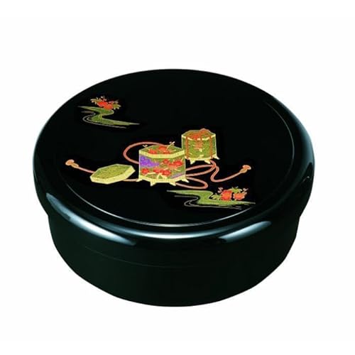 茶櫃 10.5寸 平安物語 (金蒔絵)[YG52]