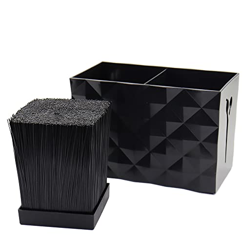 Salon Barber Scissors Shear Holder Rack For Hairdressers, Scissor Storage Case Keeper Modern Hairdressing Combs Clips Desktop Desk Organizer Accessories For Babers Station Office Home - Black #TOP3