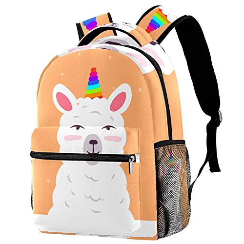 Sac à dos de voyage licorne et alpaga, cadeau idéal pour enfant