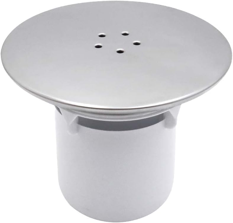 Bonde De Douche Universelle 90-115 Mm Chromée – Couvercle Haut Débit Anti-Odeurs Et Anti-Bouchon