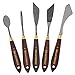 U.S. Art Supply 5 Piece Premium Assorted Metal Palette Knife Set- Great New Shapes for Epoxy and Acrylic Pouring