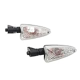 Motorcycle Front/Rear Blinker Turn Signal Light 120mm For F800R F800S K1300R/S F800GT F800ST F800GS S1000RR C600 G650GS F765GS Transparent （NO WIRE,ONLY LIGHT)