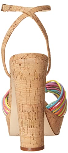 Jessica Simpson Women's Immie Platform Sandal Heeled, Multi, 9 #TOP2