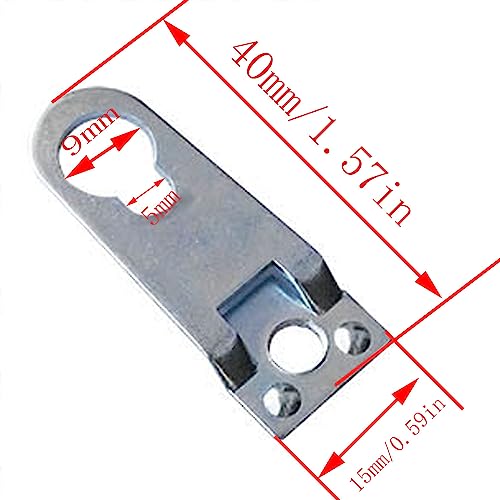 Image of Frame Back Panel Hook CHENJIN 30 Sets Metal Frame D-Ring Picture Hangers with Screws and Screwdrivers for Open-Type Frame Channels Will Not Damage Photo Frames, Picture Frame Hanging Brackets